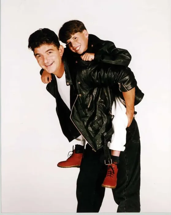 Framed Print : John Altman actor who appeared as Nick Cotton in Eastenders with Rossi Higgins Framed Print : John Altman actor who appeared as Nick Cotton in Eastenders with Rossi Higgins