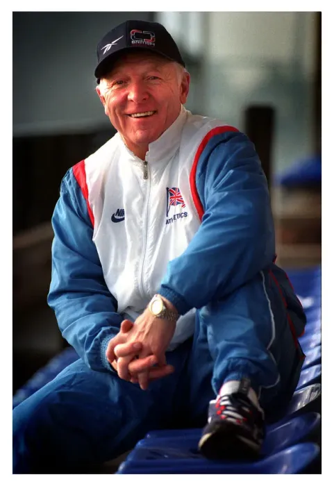 Framed Print : John Anderson Gladiators referee at his local athletics club February 1999 Framed Print : John Anderson Gladiators referee at his local athletics club February 1999
