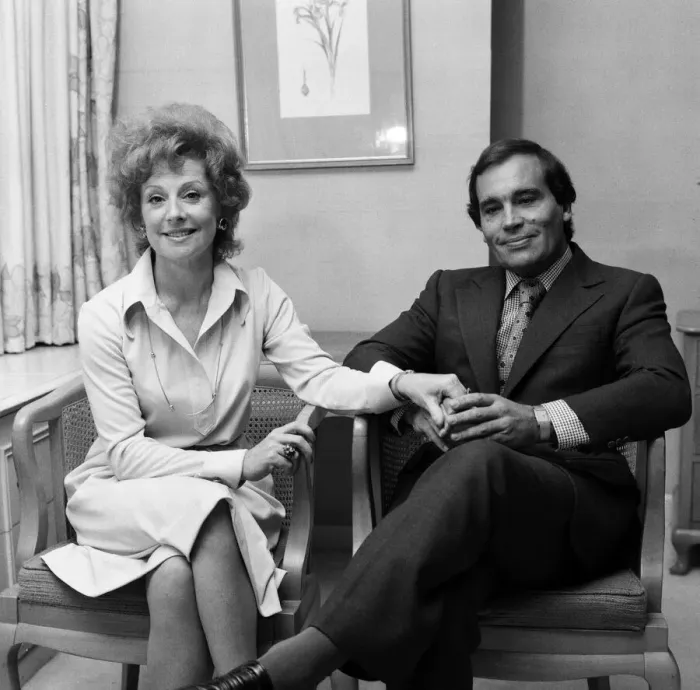 Framed Print : John and Barbara Knox photographed in their suite at the Park Tower Hotel, Knightsbridge Framed Print : John and Barbara Knox photographed in their suite at the Park Tower Hotel, Knightsbridge