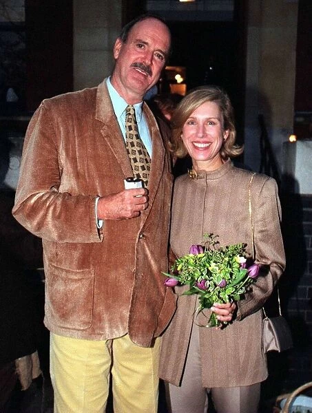 John Cleese and wife arrive for Michael Winners birthday party