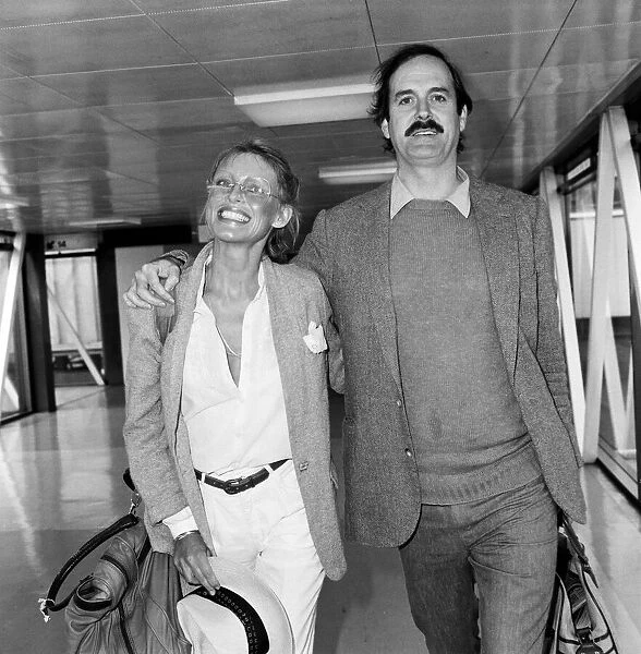 John Cleese and his wife Barbara Trentham at LAP. 17th May 1981