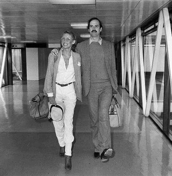 John Cleese and his wife Barbara Trentham at LAP. 17th May 1981