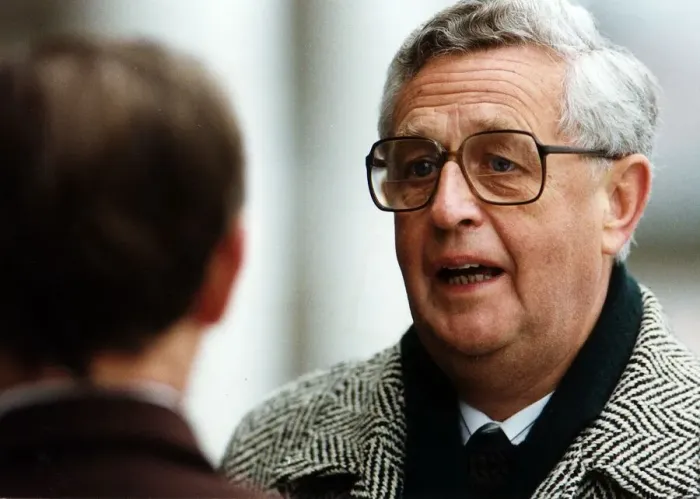 Framed Print : John Cole who is BBC political editor Dbase