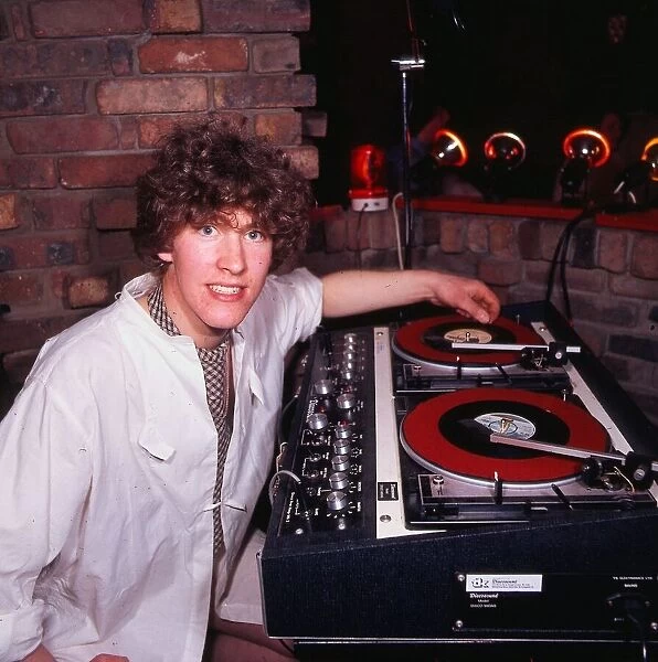 John Docherty DJ disc jockey circa 1985