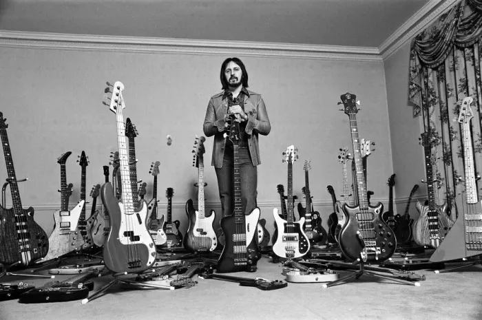 Framed Print : John Entwistle, bass guitarist of British rock group The Who Framed Print : John Entwistle, bass guitarist of British rock group The Who