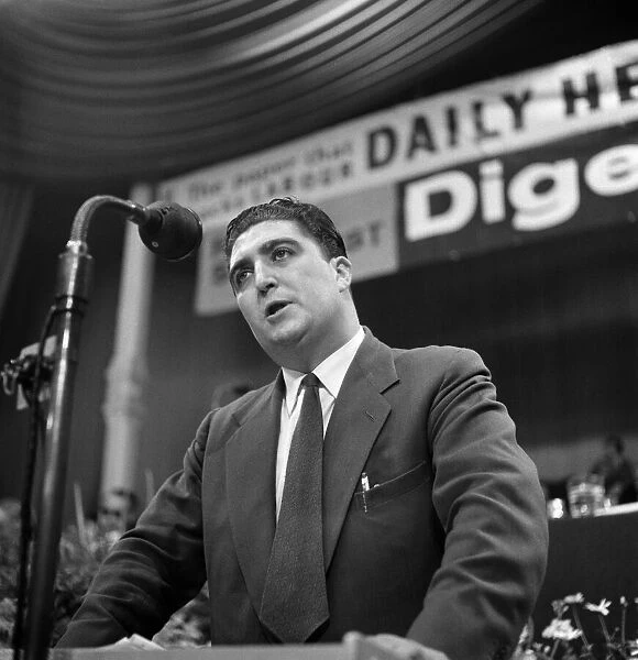 John Forrester speaking at the Labour Party Conference. October 1958