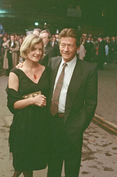 John Hurt and his partner Jo Dalton arrive at The Odeon Leicester Square