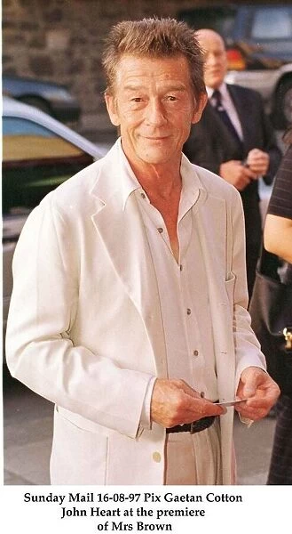 John Hurt at premiere of Mrs Brown August 1997