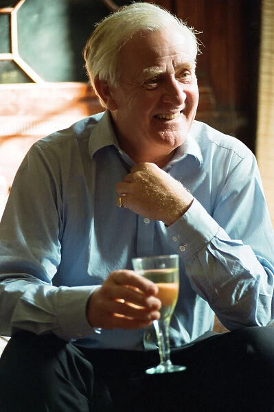 John Le Carre at home in Hampstead. 6th July 1993