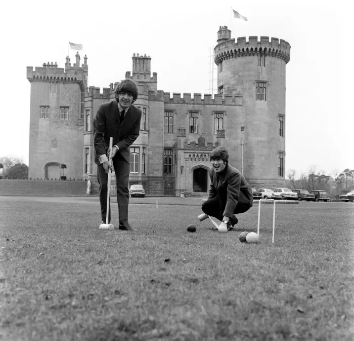Framed Print : John Lennon and George Harrison went on an Easter weekend holiday with Cynthia