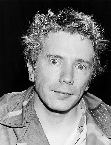 John Lydon British pop singer punk 1983