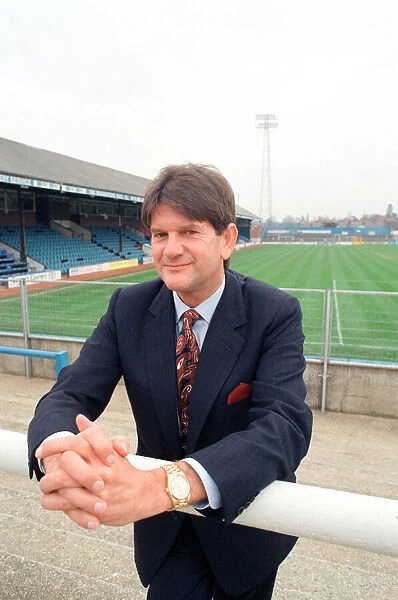 John Madejski, the new Chairman of Reading Football Club. 1st December 1990
