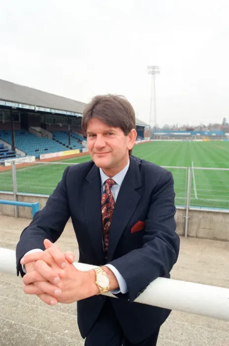 Framed Print : John Madejski, the new Chairman of Reading Football Club. 1st December 1990