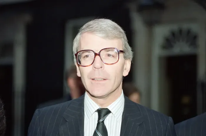 Framed Print : John Major at 10 Downing Street following the Prime Ministers resignation
