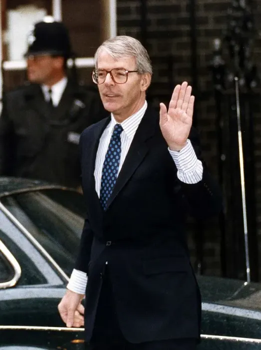 Framed Print : John Major MP British Prime Minister seen here in Downing Street Framed Print : John Major MP British Prime Minister seen here in Downing Street