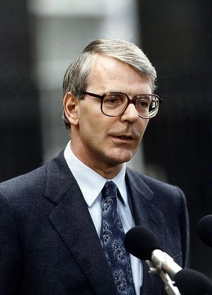 John Major MP Prime Minister and leader of the Conservative Party seen here in Downing