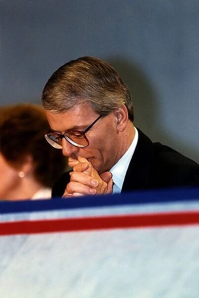John Major Prime Minister at the Tory Rally in London 1992 at the start of the Election