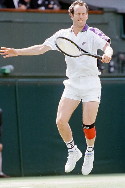 John McEnroe v Andre Agassi, Wimbledon Mens Semi-Final, Lawn Tennis Club, Wimbledon