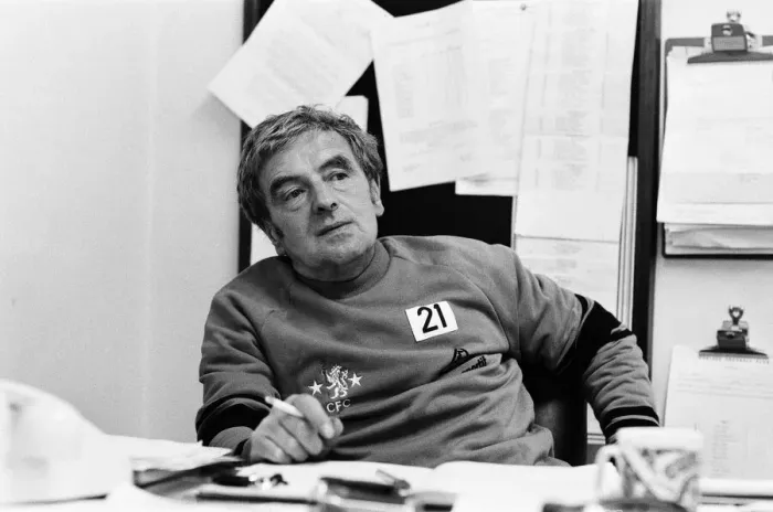 Framed Print : John Neal, Manager, Chelsea Football Club, Pictured at his office, Stamford Bridge Framed Print : John Neal, Manager, Chelsea Football Club, Pictured at his office, Stamford Bridge