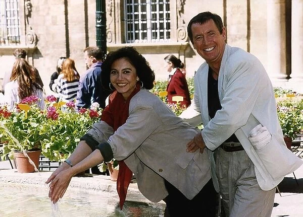 John Nettles actor with Therese Liotard dbase A©Mirrorpix