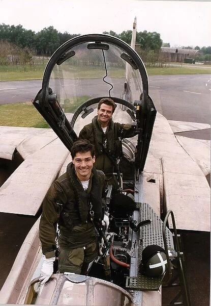 John Peters and Adrian Nichol RAF air crew who were shot down