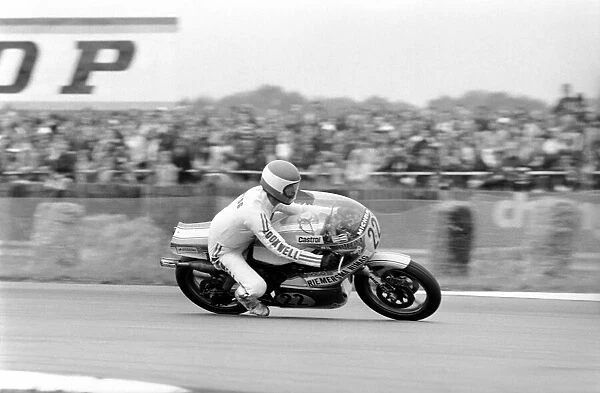 John Player 500 CC Motor Cycle Racing at Silverstone. August 1977 77-04370-009