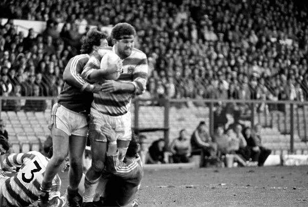 John Player Rugby League Trophy Final Hull Kingston Rovers v Wigan. February 1986