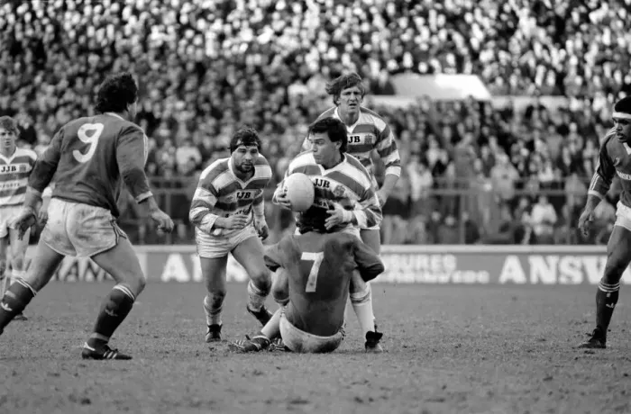 Framed Print : John Player Rugby League Trophy Final Hull Kingston Rovers v Wigan. February 1986 Framed Print : John Player Rugby League Trophy Final Hull Kingston Rovers v Wigan. February 1986