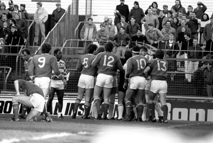 Framed Print : John Player Rugby League Trophy Final Hull Kingston Rovers v Wigan. February 1986 Framed Print : John Player Rugby League Trophy Final Hull Kingston Rovers v Wigan. February 1986