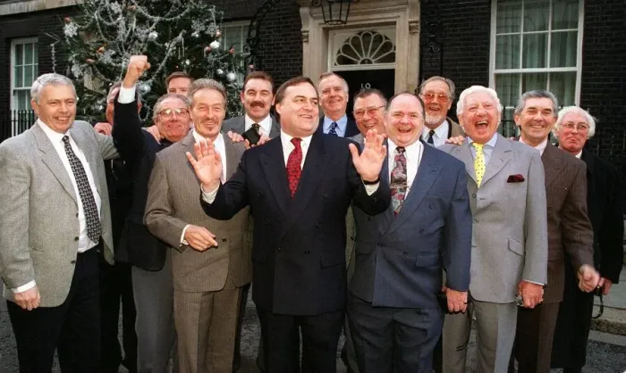 Framed Print : John Prescott Deputy Prime Minister December 1998 acting prime minister while Tony