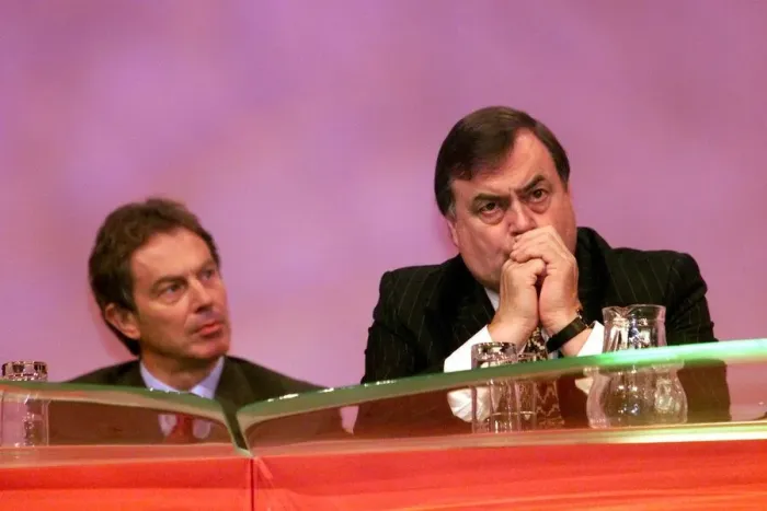 Framed Print : John Prescott MP at the Labour Party Conference Sep 1999 in Bournemouth
