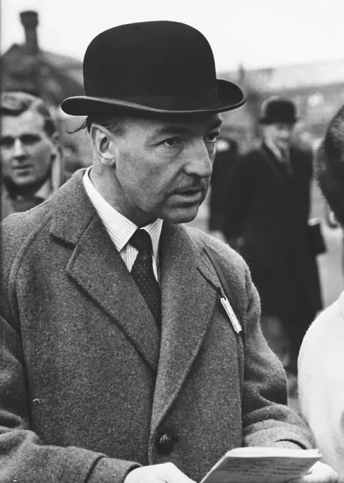Framed Print : John Profumo, Minister of War, at Sandown Park racing in 1963
