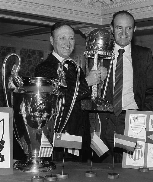 John Smith Liverpool Chairman with WCC Trophy 1981