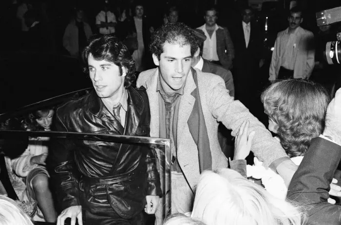 Framed Print : John Travolta, American actor, singer and dancer, in London during the week of release of