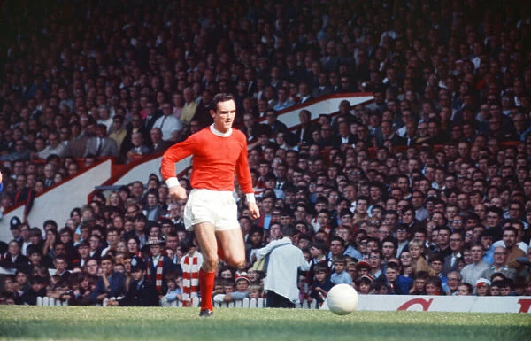 Johnny Aston, Manchester United, Match Action, 1969  /  70 Season