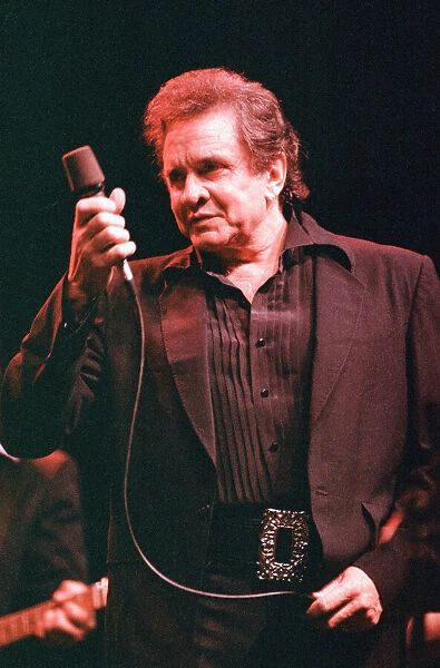 Johnny Cash, in concert at the Royal Albert Hall, London, Sunday 14 May 1989
