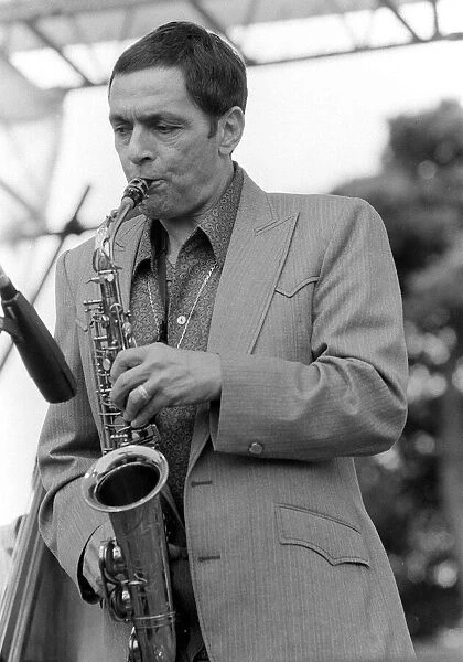 Johnny Dankworth saxophone Player at the Capital Radio Jazz Festival July 1981