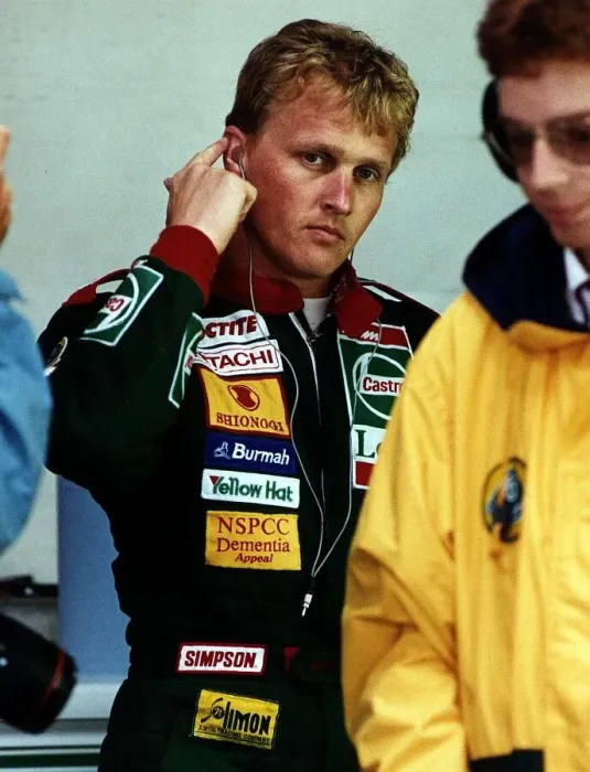 Framed Print : Johnny Herbert Formula One Racing Driver British Grand Prix