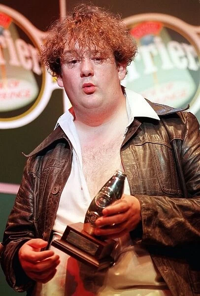 Johnny Vegas at the Perrier comedy awards at the Edinburgh Festival. August 1997
