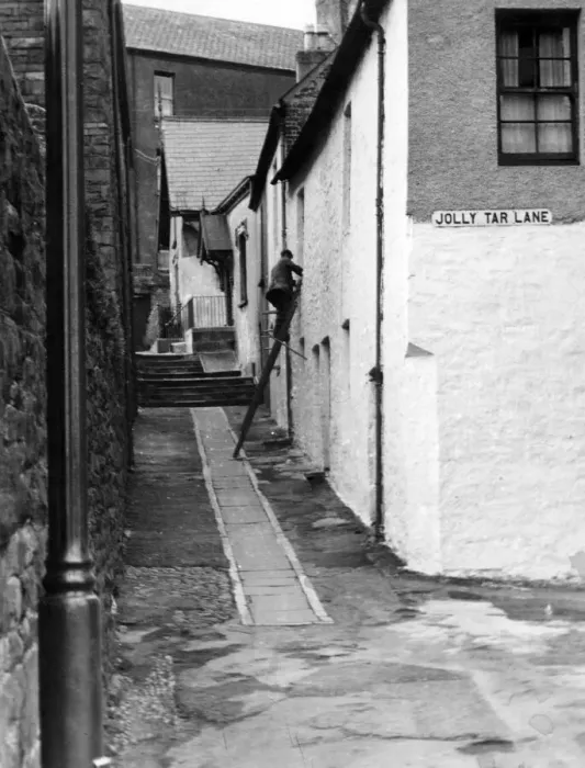 Framed Print : Jolly Tar Lane, Carmarthen, Wales, Circa 1939