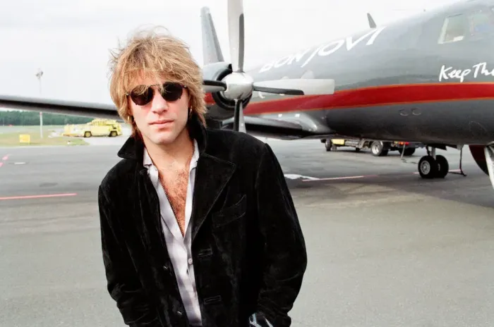 Framed Print : Jon Bon Jovi, lead singer of rock group Bon Jovi, pictured ahead of concert Framed Print : Jon Bon Jovi, lead singer of rock group Bon Jovi, pictured ahead of concert