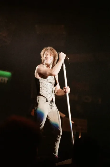 Framed Print : Jon Bon Jovi performing at Ibrox Stadium, Glasgow, Scotland during the group Bon Jovi Framed Print : Jon Bon Jovi performing at Ibrox Stadium, Glasgow, Scotland during the group Bon Jovi