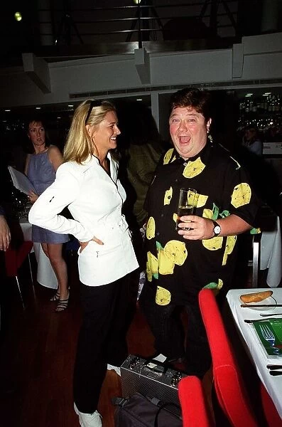 Jonathan Coleman Radio  /  TV Presenter June 1998 At the Time Out Awards with unknown