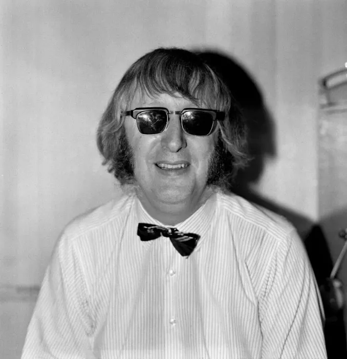 Framed Print : Journalist John McCririck. January 1984