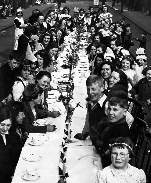 Jubilee tea party, in the Newcastle area. 6th May 1935