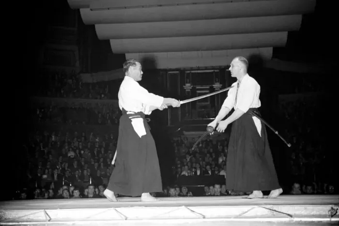 Framed Print : Judo and Kendo Club - Albert Hall. May 1952 C2279 Framed Print : Judo and Kendo Club - Albert Hall. May 1952 C2279