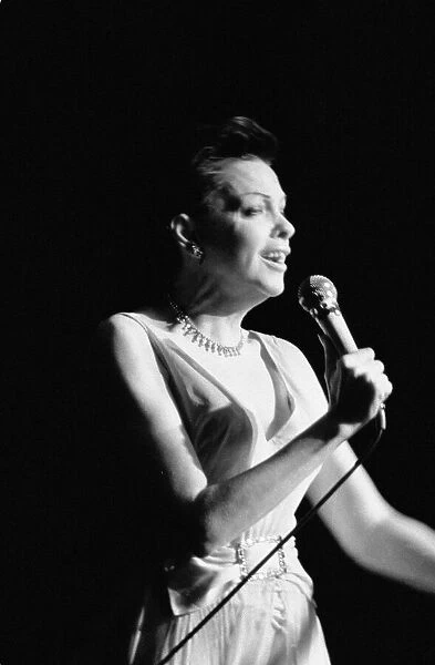 Judy Garland performing for one of the last times at the 'Talk of the Town"