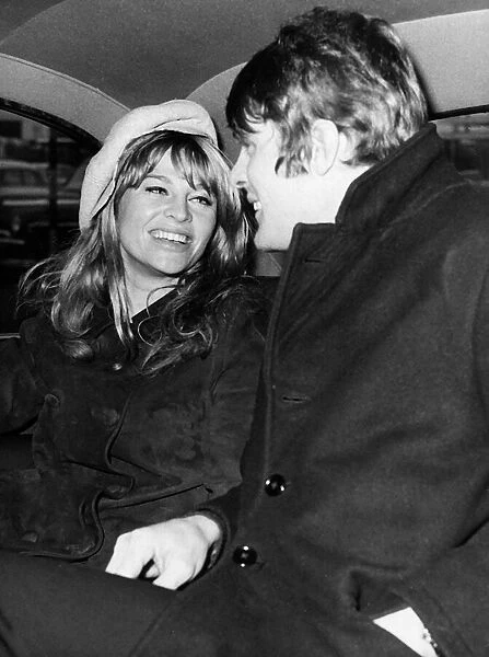 Julie Christie and boyfriend Don 1965