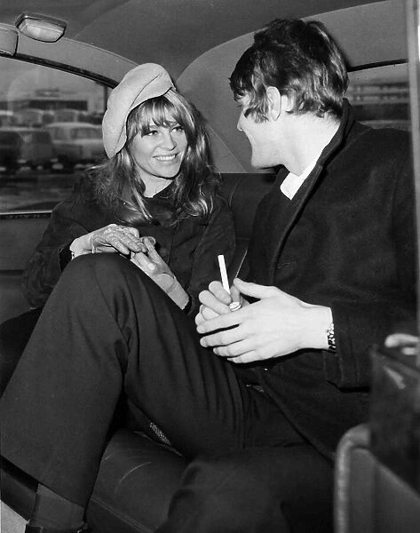 Julie Christie with boyfriend Don 1966