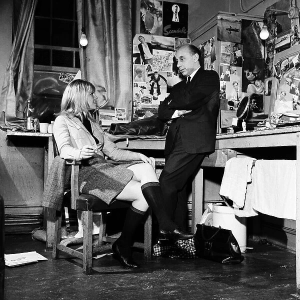 Julie Christie interviewed by Donald Zec in Birmingham. 5th November 1963